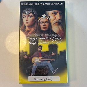 A Young Connecticut Yankee in King Arthur's Court VHS- screening copy-new
